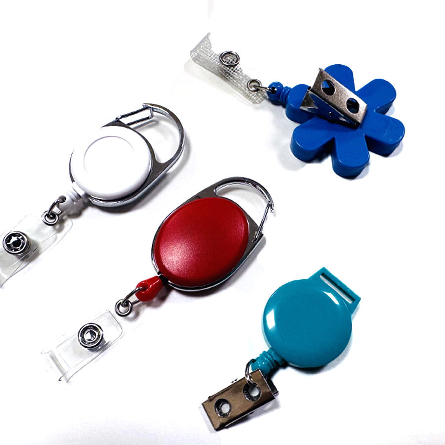 Plastic Badge Reel With Silkscreen Printing