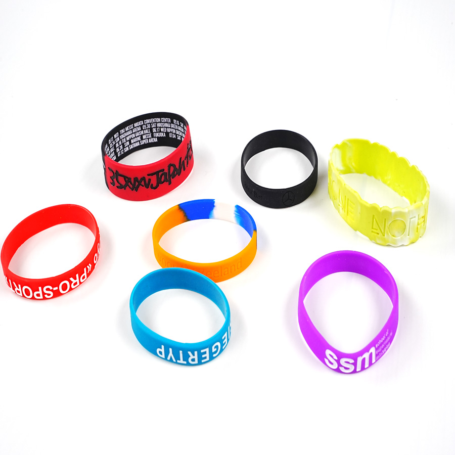 Silikonarmbänder mit individuellem Logo
