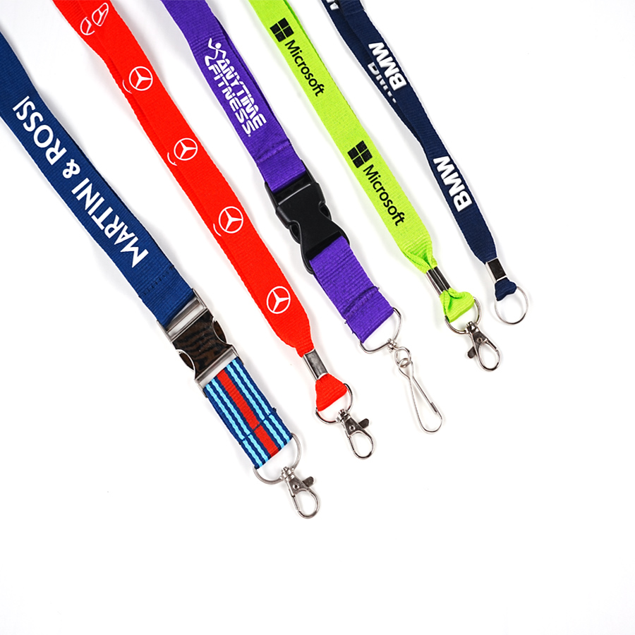 Maßgeschneidertes Polyester-Lanyard