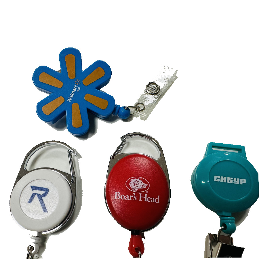 Plastic Badge Reel With Silkscreen Printing