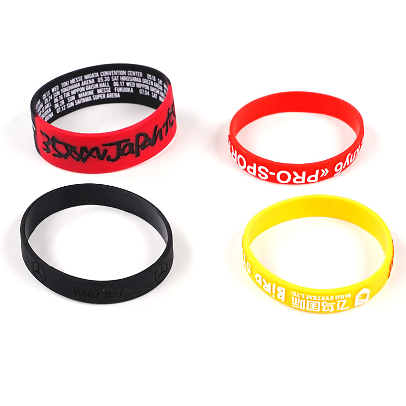 Custom Logo Silicone Wristbands