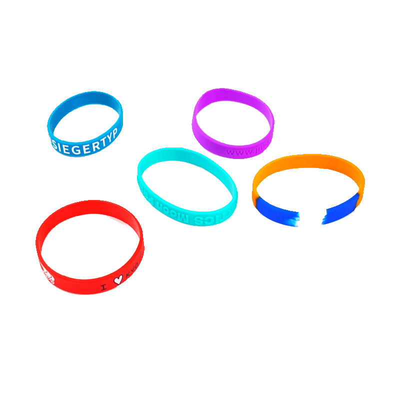 Custom Logo Silicone Wristbands